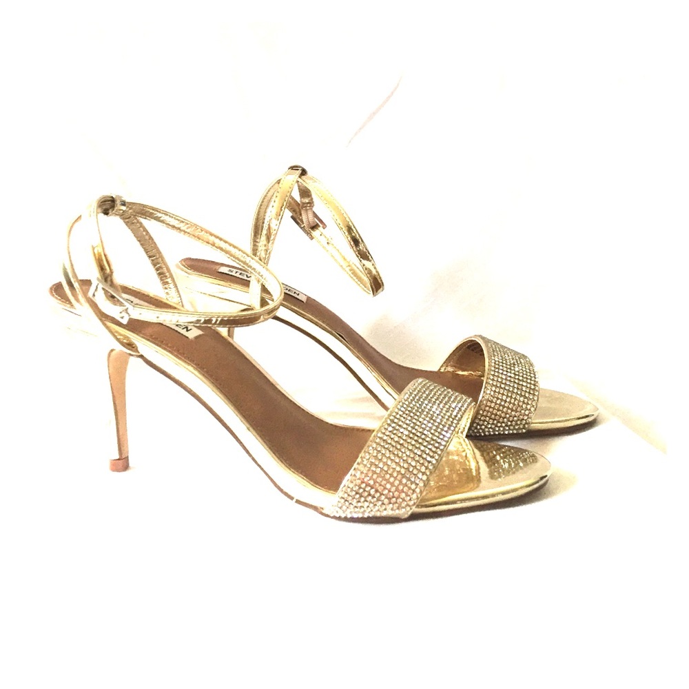 NWOT Steve Madden Gold Heels ❤️